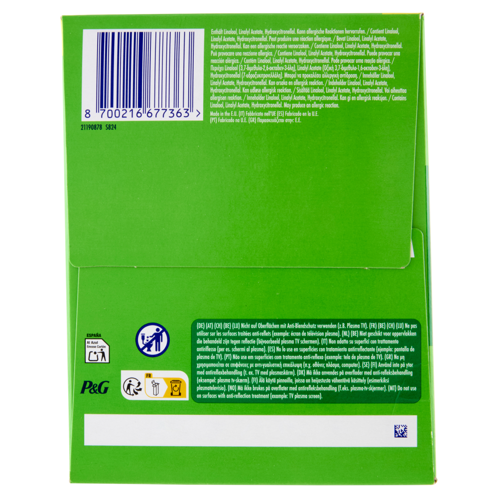 Swiffer Panni Catturapolvere per Scopa Swiffer Profumo Fresco e Pulito - Ricarica 36 Panni