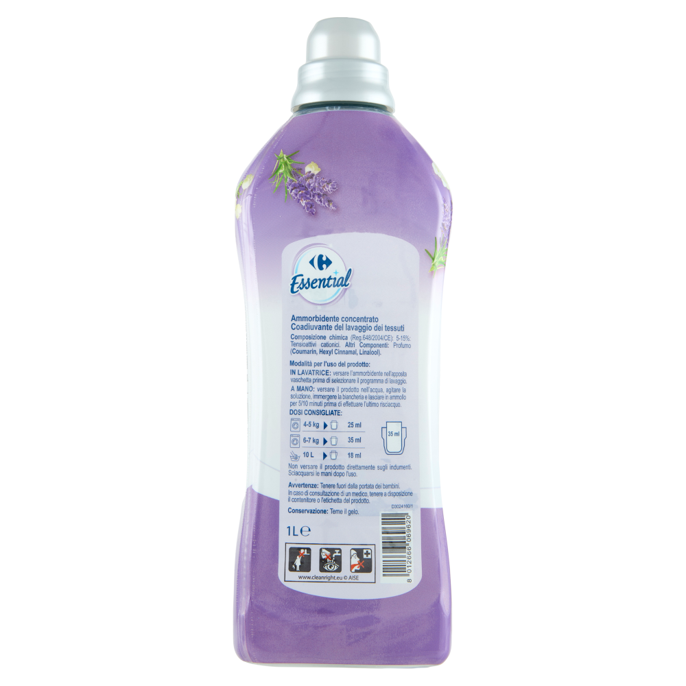 Carrefour Essential Ammorbidente concentrato Fiori di Lavanda 1 L