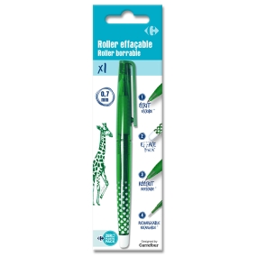 Carrefour 1 penna cancellabile verde