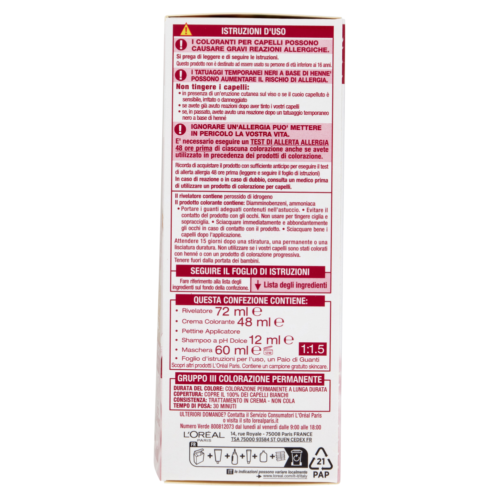 L'Oréal Paris Excellence Creme Colorazione Triplo Trattamento 7 Biondo