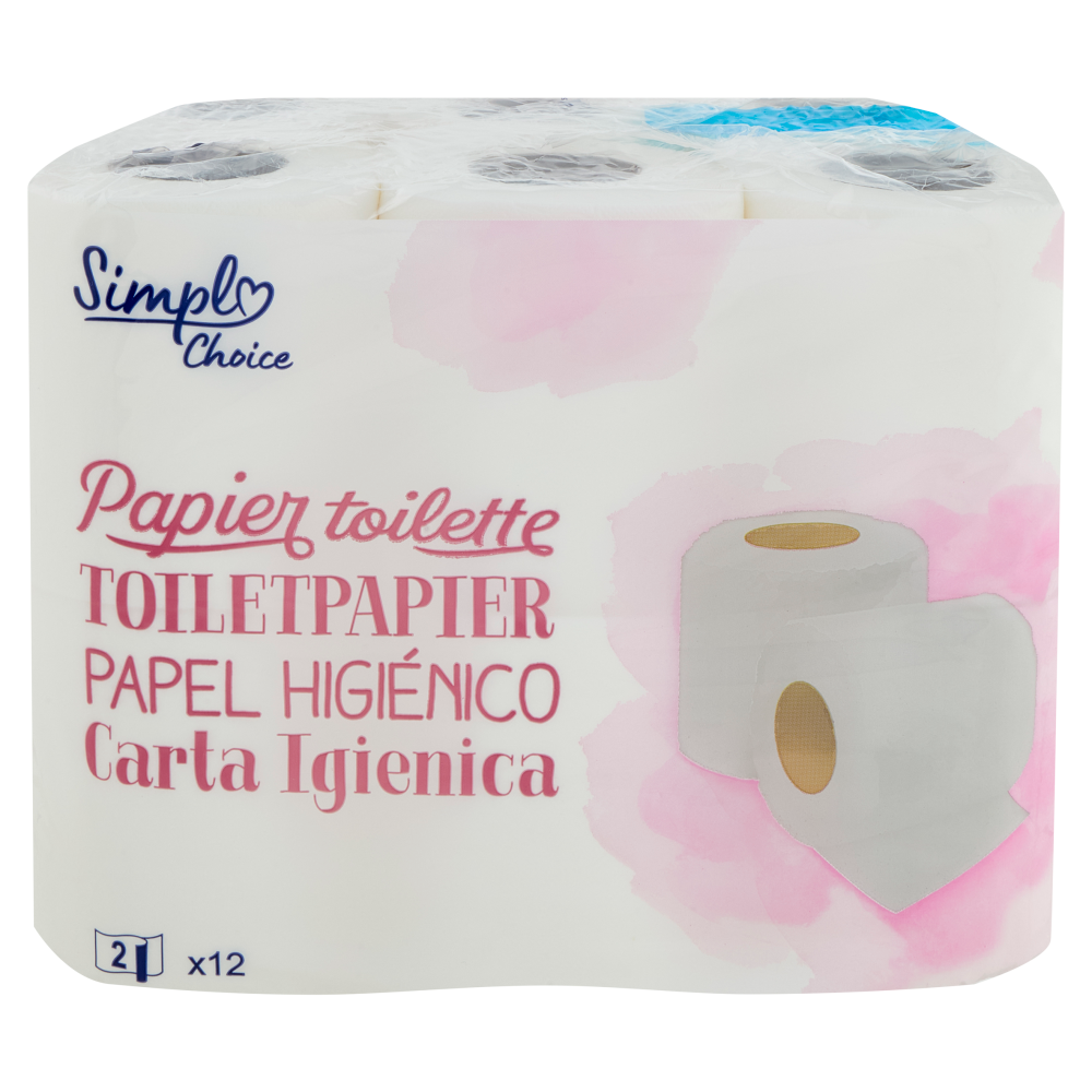 Simpl Choice Carta Igienica 2 Veli 12 pz