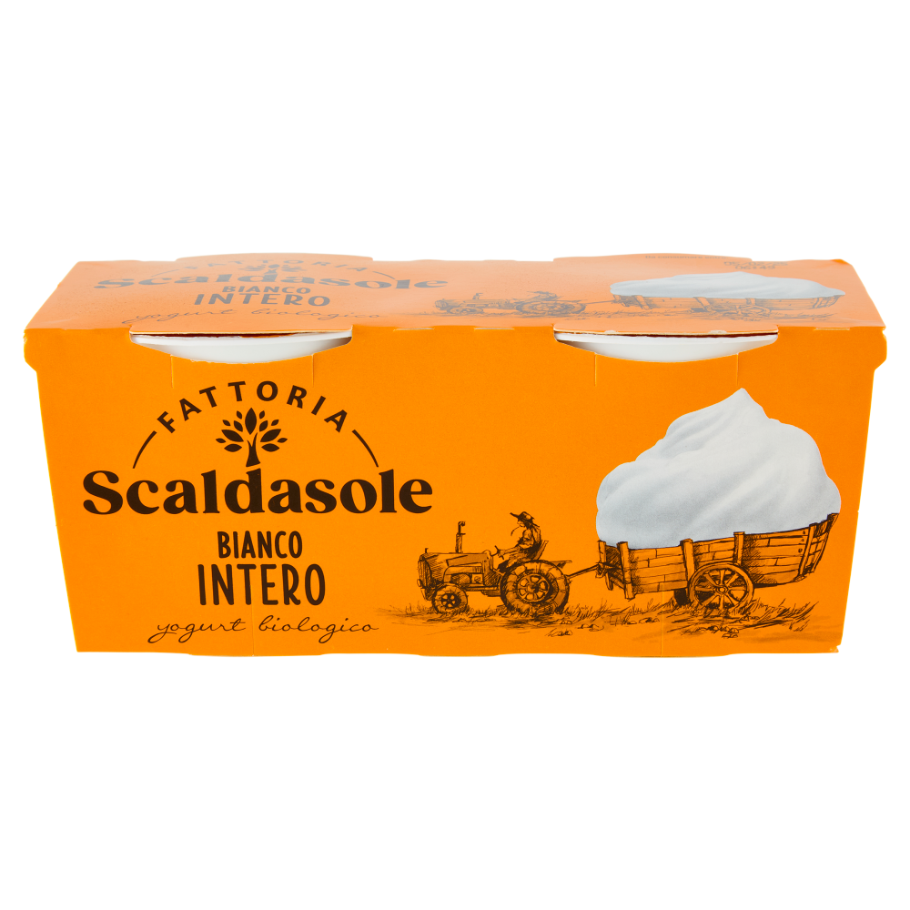 Fattoria Scaldasole Bianco Intero yogurt biologico 2 x 115 g