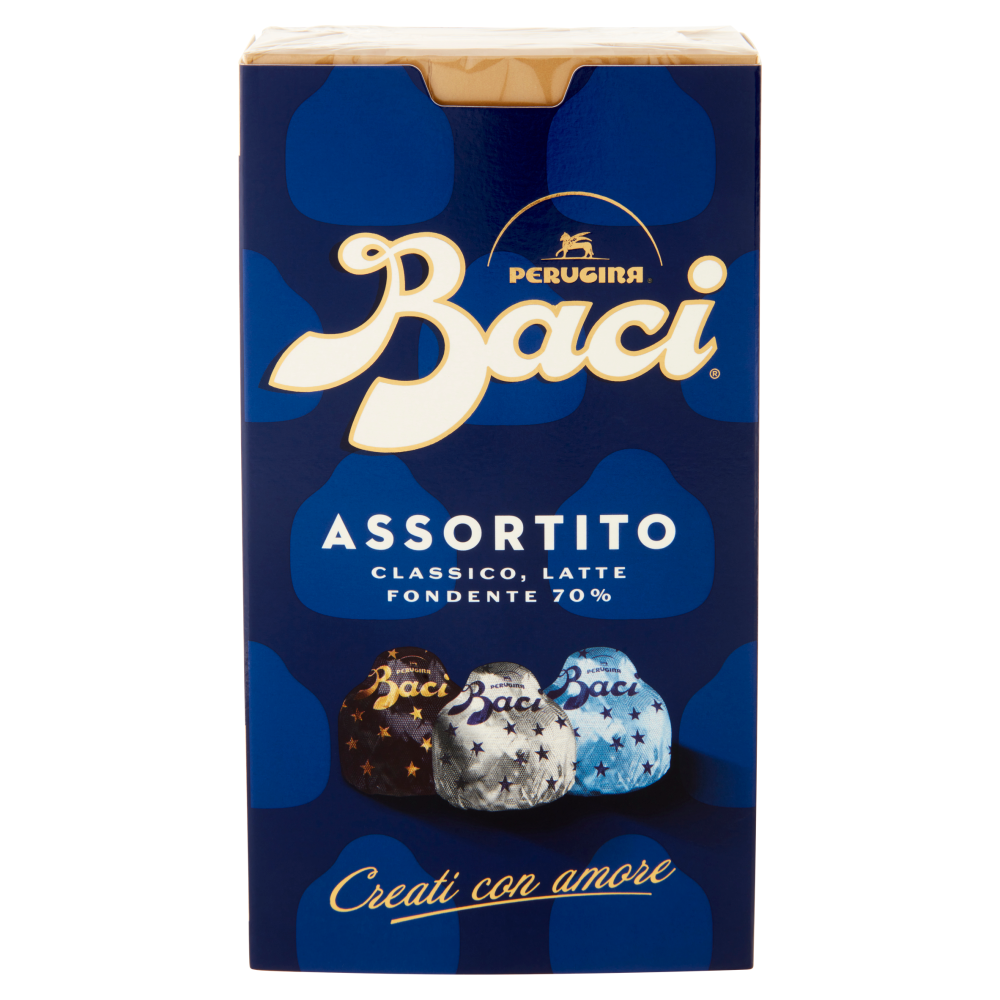 BACI PERUGINA Assortito Cioccolatini ripieni al Gianduia Scatola 200 g
