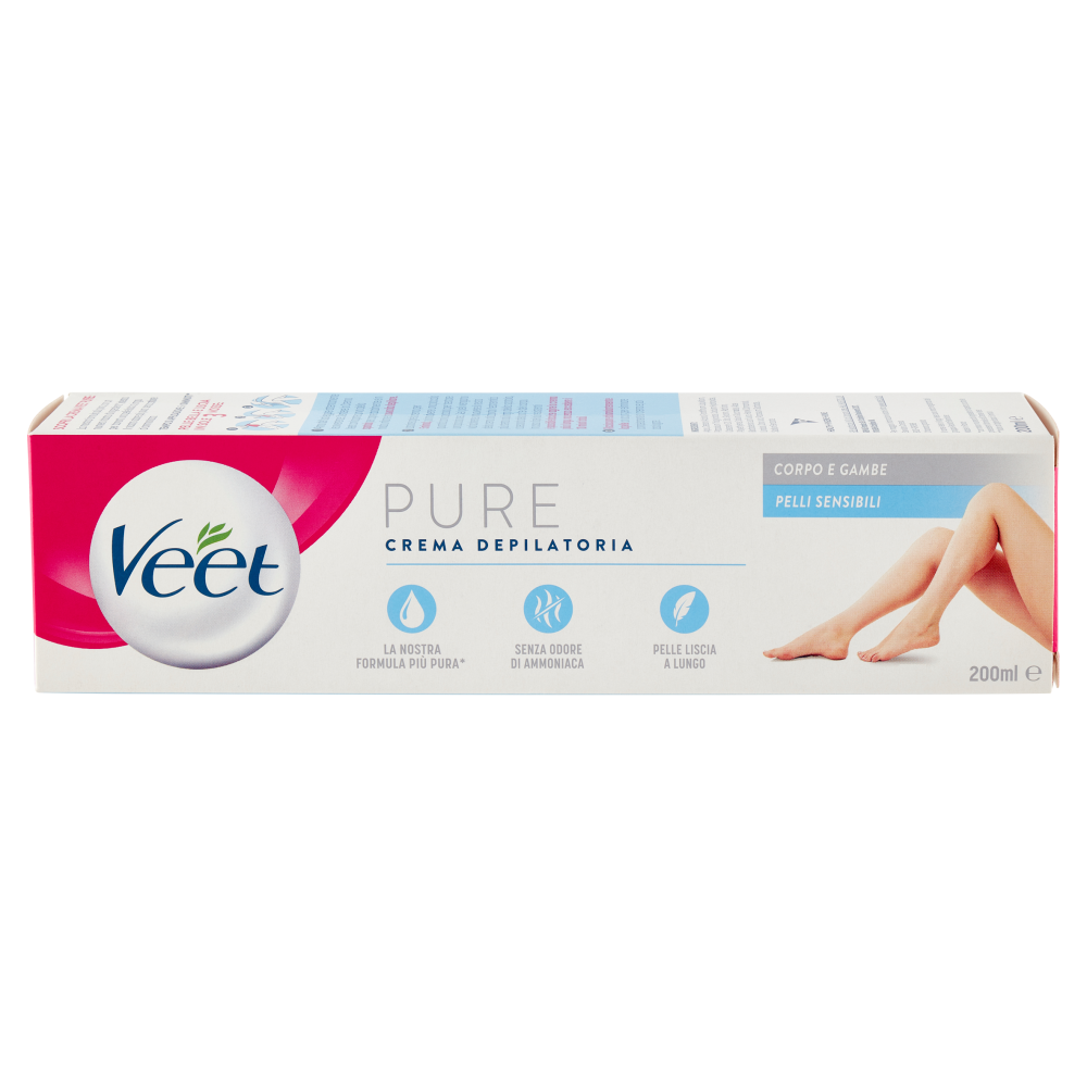 Veet crema depilatoria ascelle e bikini per pelli sensibili con aloe vera e  vitamina E 100ml - Spendibene Store