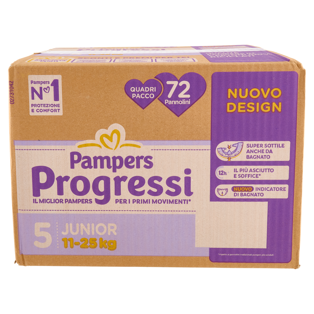 Pampers Progressi Junior 72 pz