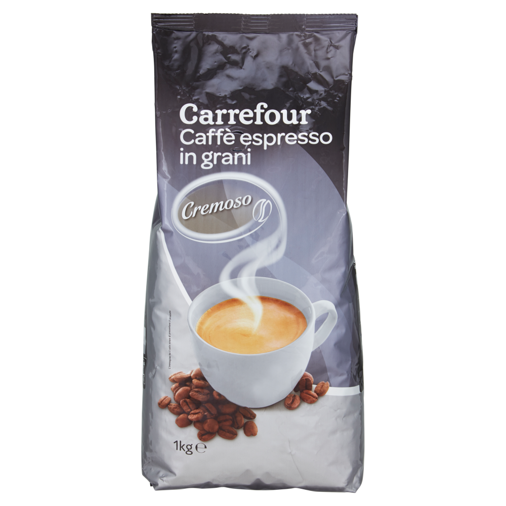 Carrefour Caffè espresso in grani Cremoso 1 kg