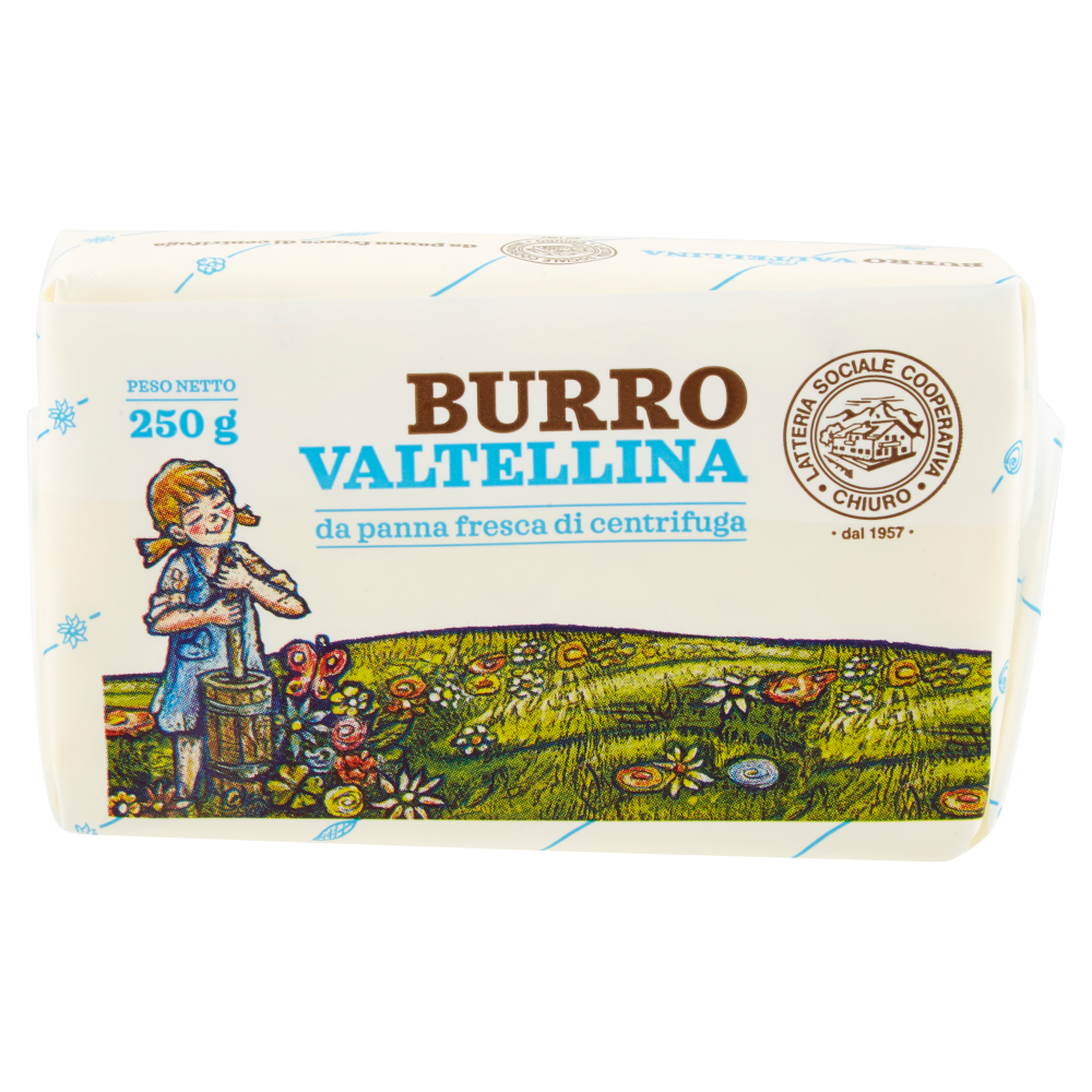 Latteria Sociale Cooperativa Chiuro Burro Valtellina 250 g