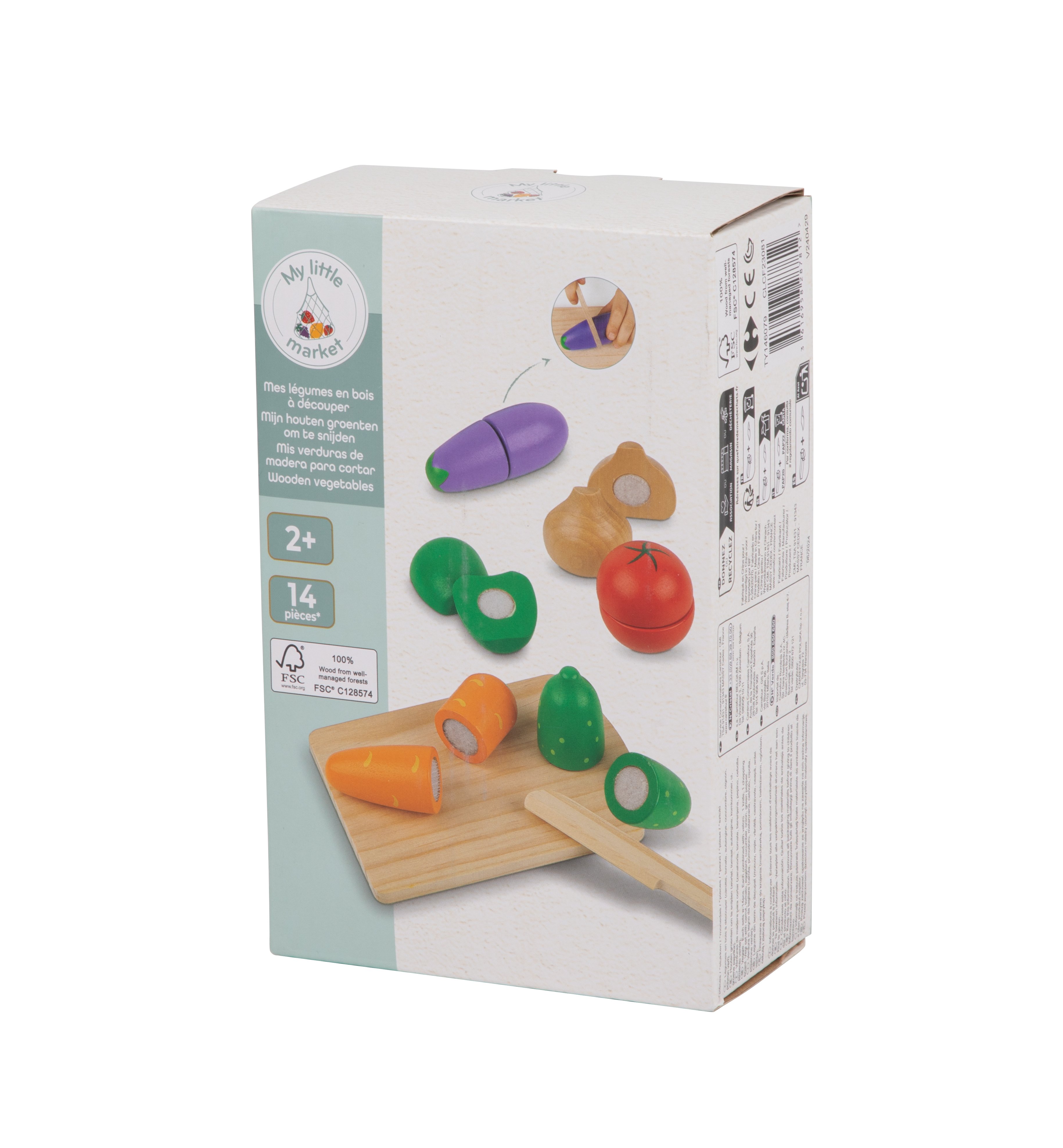 Carrefour My Little Market Set Taglia Cibo 2 Asst FSC 100%