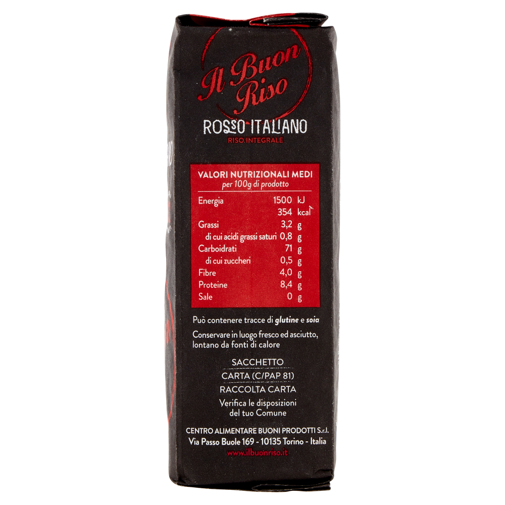 Il Buon Riso Rosso Italiano Integrale Parboiled 500 g