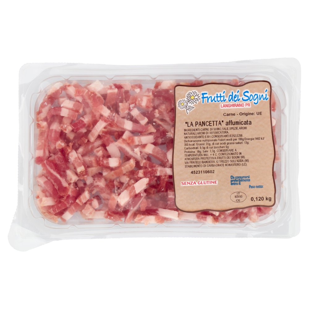 Frutti dei Sogni "la Pancetta" affumicata 0,120 kg