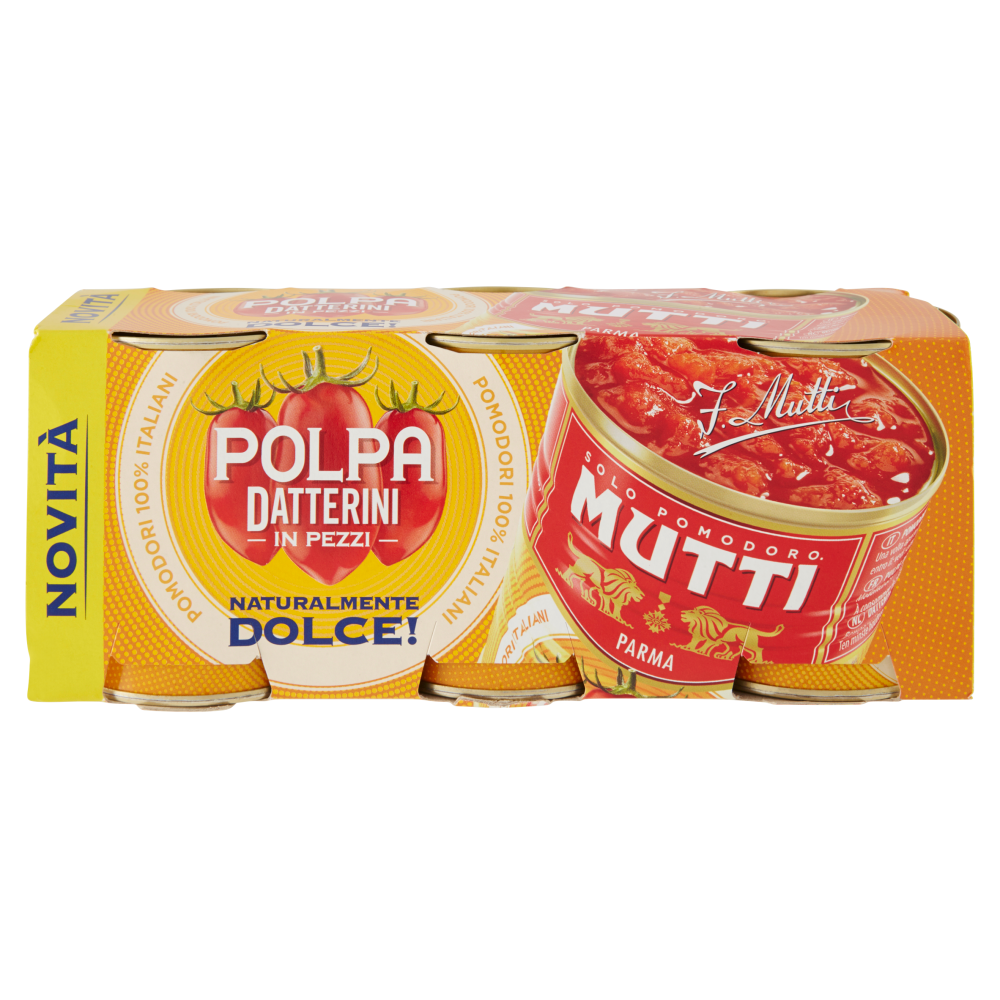 Mutti Polpa Datterini in Pezzi 3 x 300 g