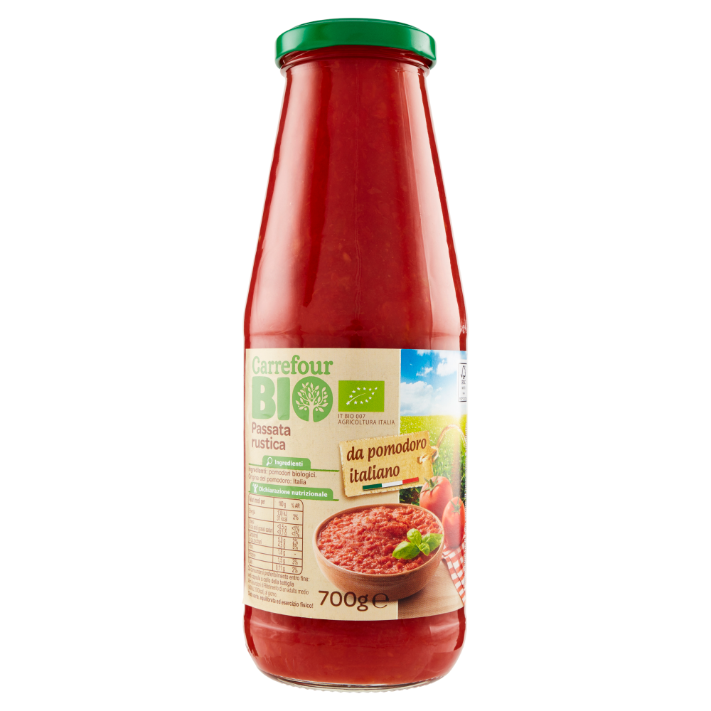 Carrefour Bio Passata rustica 700 g