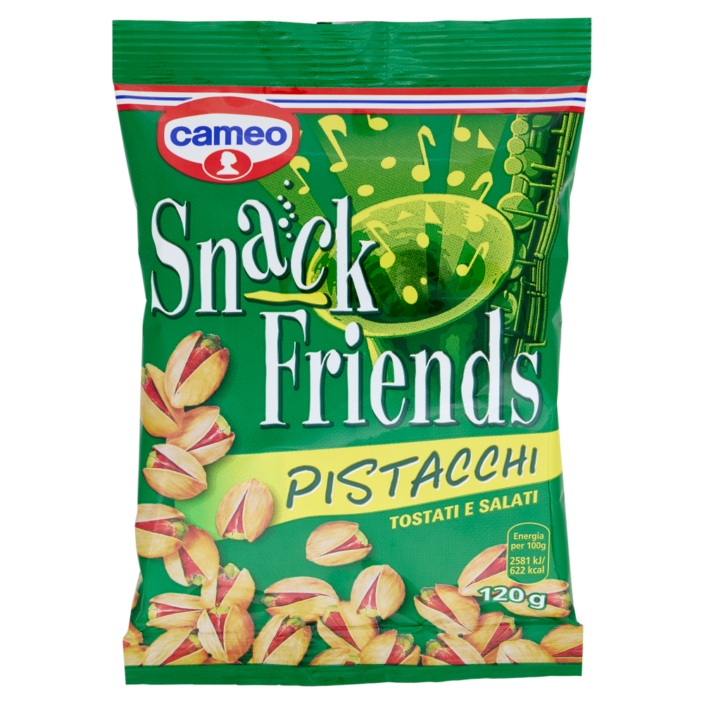 cameo Snack Friends Pistacchi Tostati e Salati 120 g