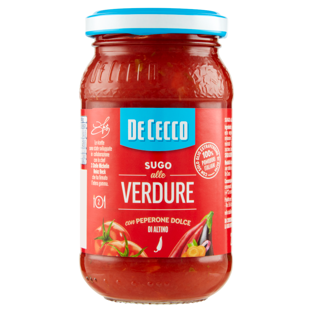 De Cecco Sugo alle Verdure con Peperone Dolce di Altino 200 g