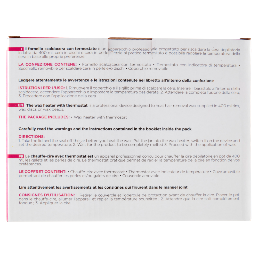 Naturaverde Pro Fornello Scaldacera con Termostato