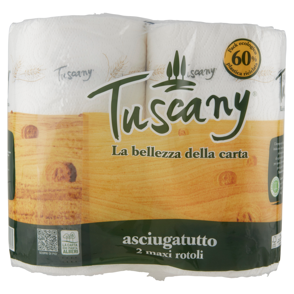 Tuscany asciugatutto maxi rotoli 2 pz