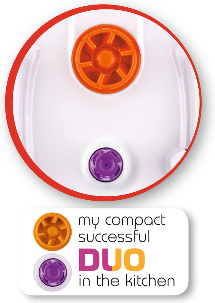 Moulinex DoubleForce Compact Robot da cucina multifunzione FP544111