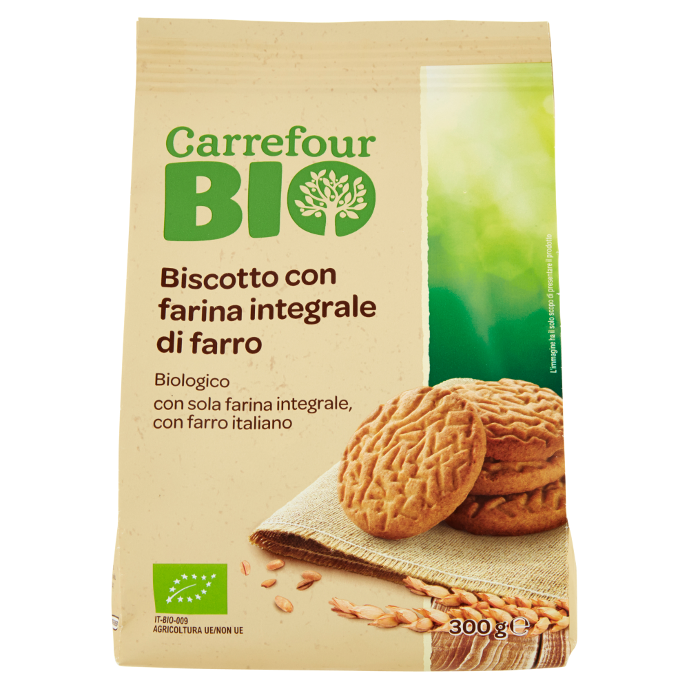Carrefour Bio Biscotto Con Farina Integrale Di Farro 300 G Carrefour