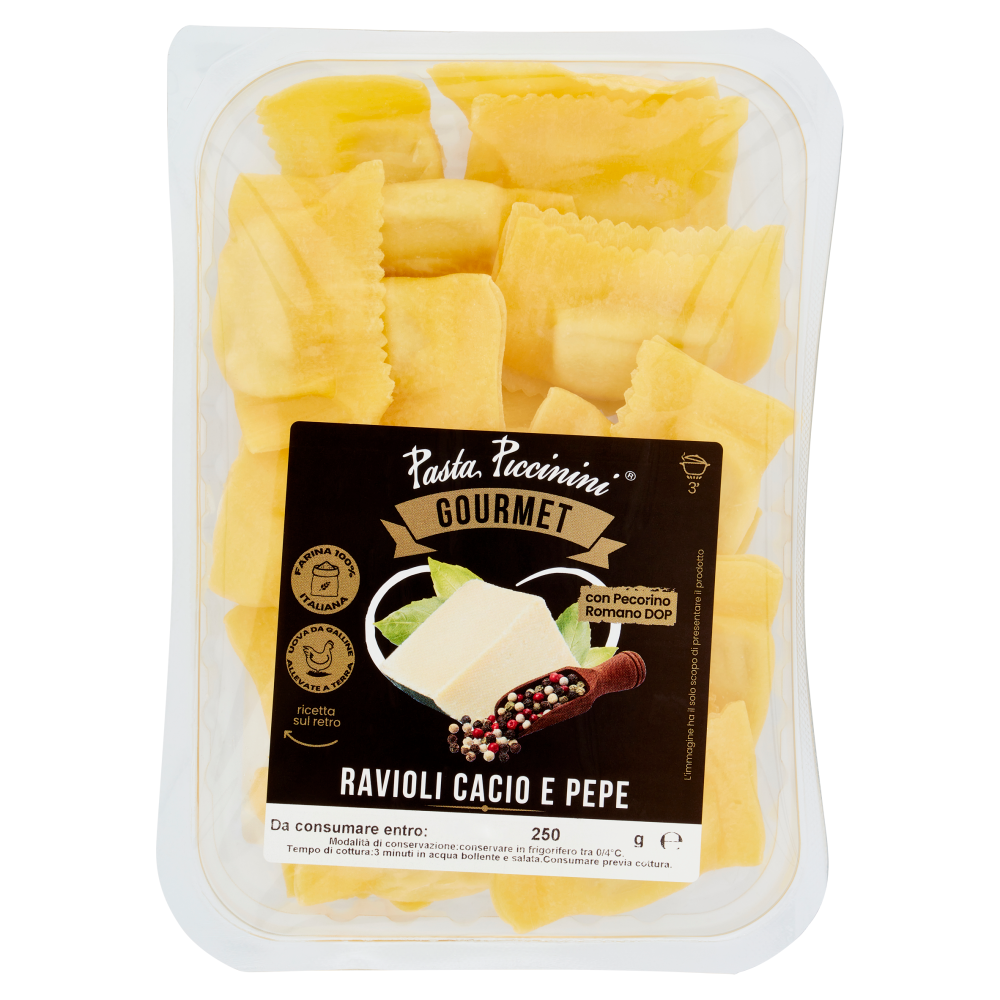 Pasta Piccinini Gourmet Ravioli Cacio e Pepe 250 g
