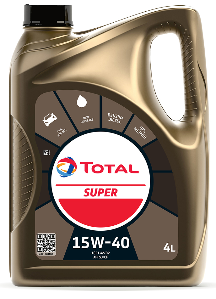 Total 8057168800586 olio per motore 4 L 15W-40 Auto