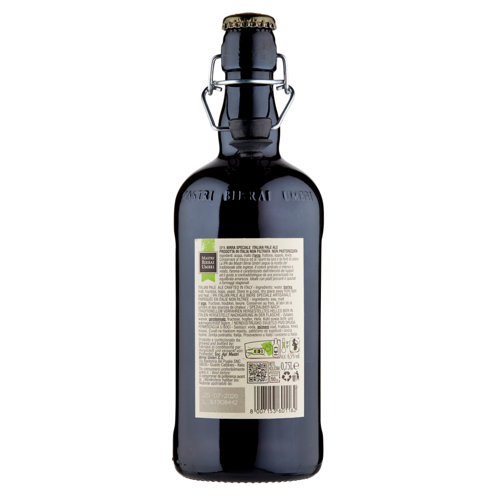 Mastri Birrai Umbri Ipa Birra Speciale Italian Pale Ale 0,75 L