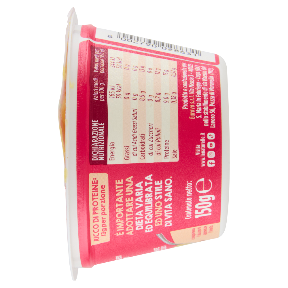 le Naturelle Cremoso a Base di Albume d'Uovo gusto Vaniglia 150 g