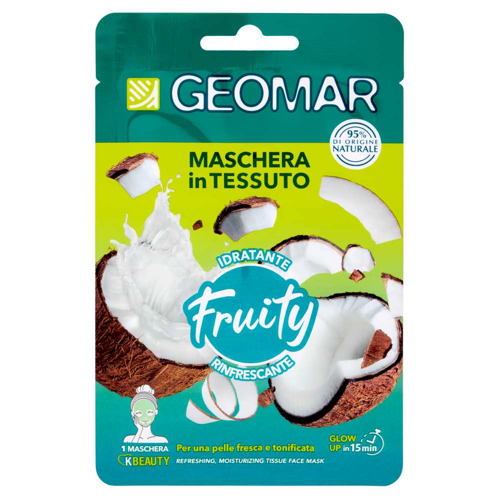 Geomar Maschera in Tessuto Idratante Fruity Rinfrescante 22 mL