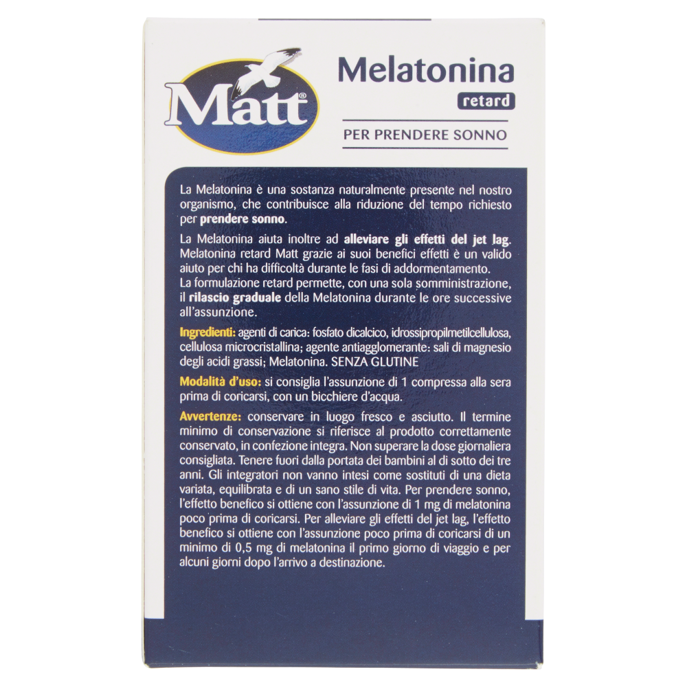 Matt Benessere Melatonina retard 80 compresse 6,8 g