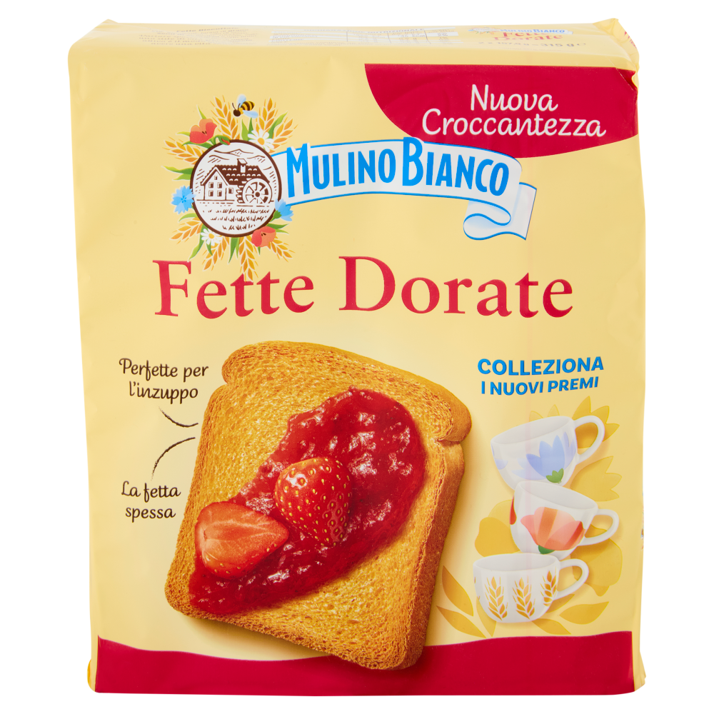 Mulino Bianco Fette Biscottate Dorate 315g