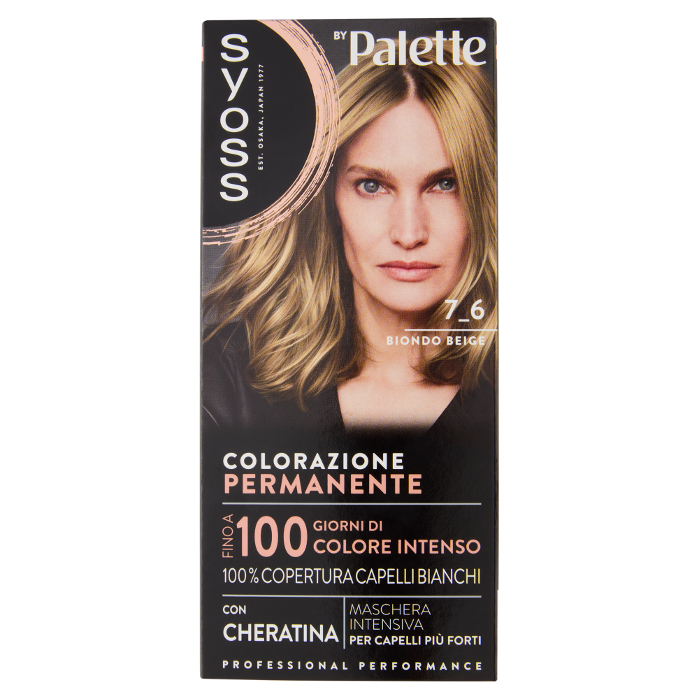 Syoss By Palette Colorazione Permanente 7_6 Biondo Beige