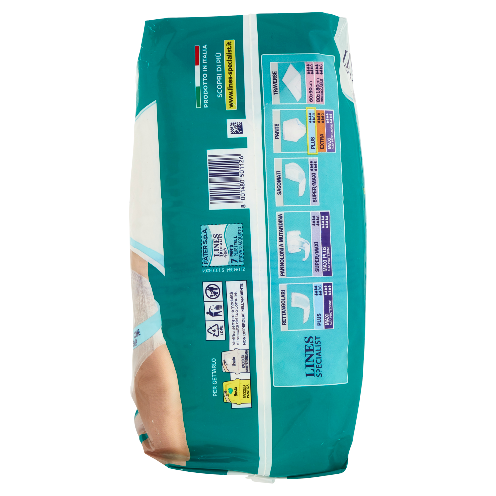 Lines Specialist Pants Unisex Plus Taglia L 7 pz