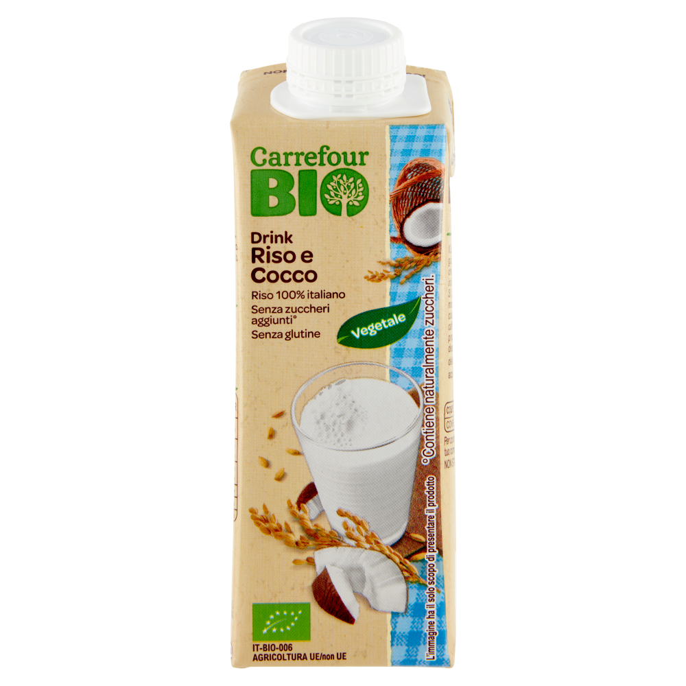 Carrefour Bio Drink Riso e Cocco 250 ml