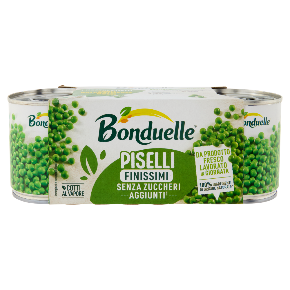 Bonduelle Piselli Finissimi 3 x 160 g