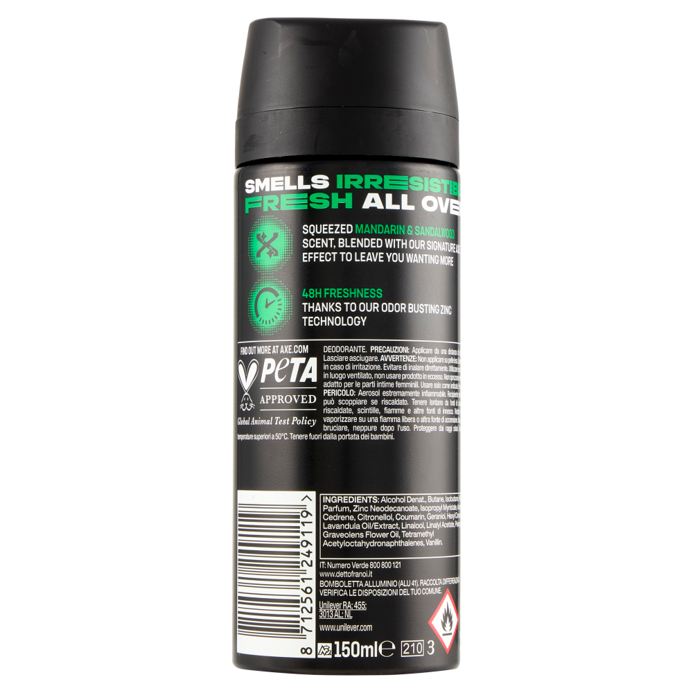 Axe Africa Deodorant Body Spray 150 ml