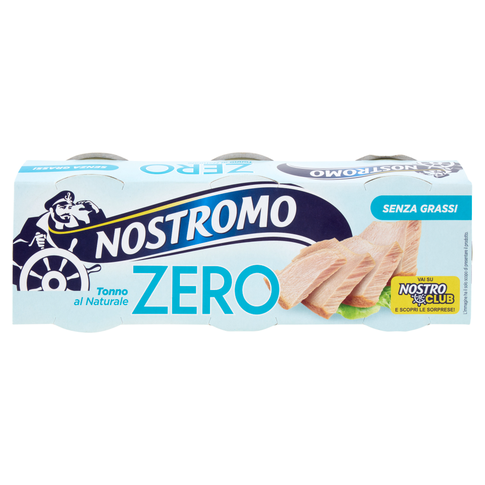 Nostromo Tonno al Naturale Zero 3 x 65 g