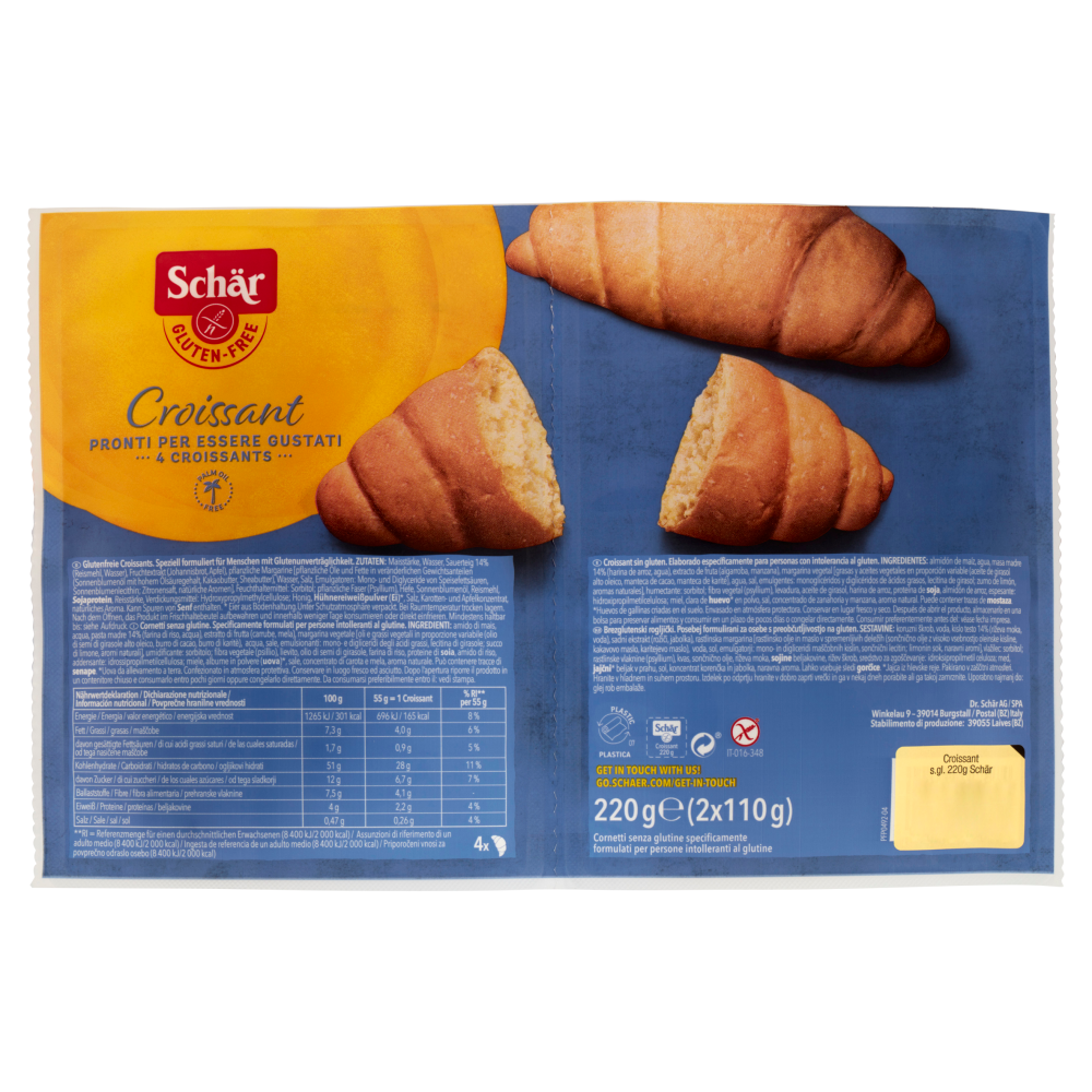 Schär Croissant 4 x 55 g