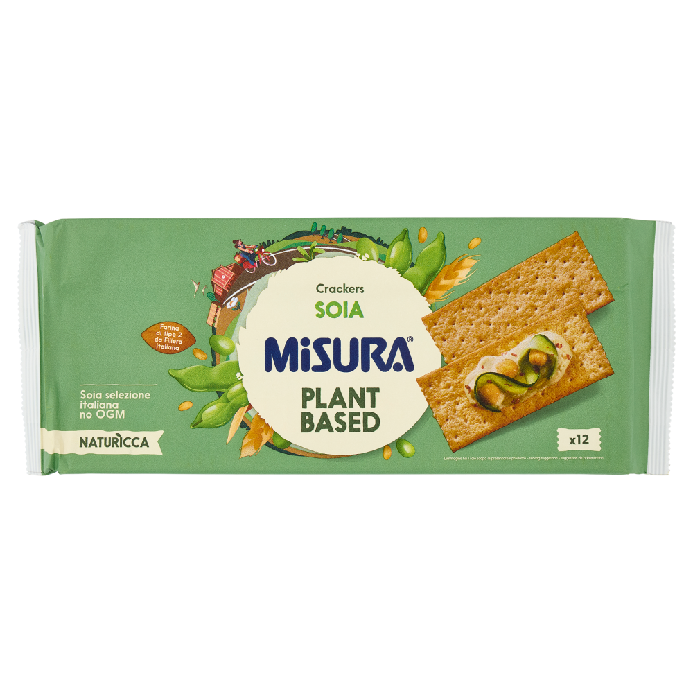 Misura Natura Ricca Crackers Soia 400 g Carrefour