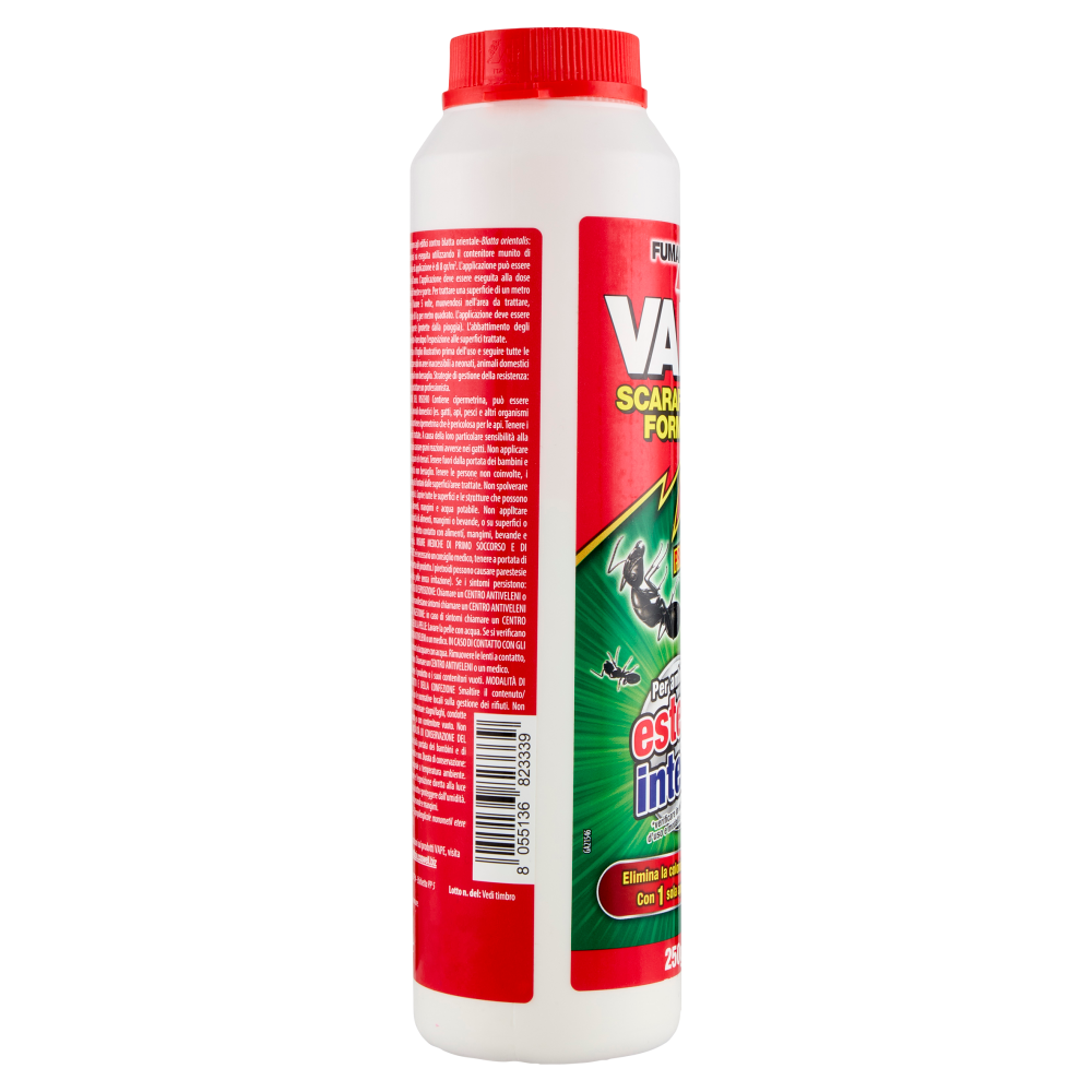 VAPE Scarafaggi e Formiche Insetticida in Polvere Pronta all'Uso 250 g