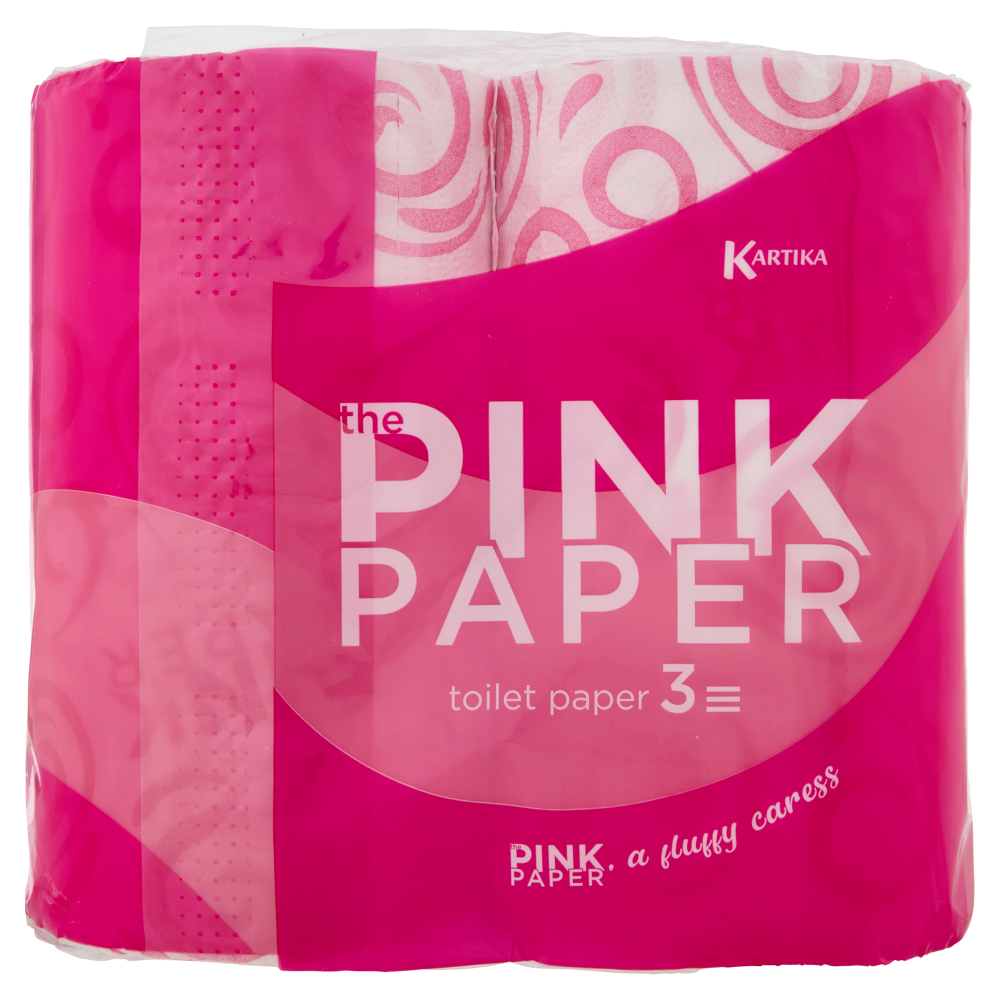 Kartika the Pink Paper toilet paper 3 Veli 4 pz