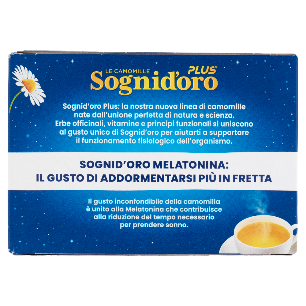 Sognid'oro Plus le Camomille Melatonina bustine 16 x 4 g