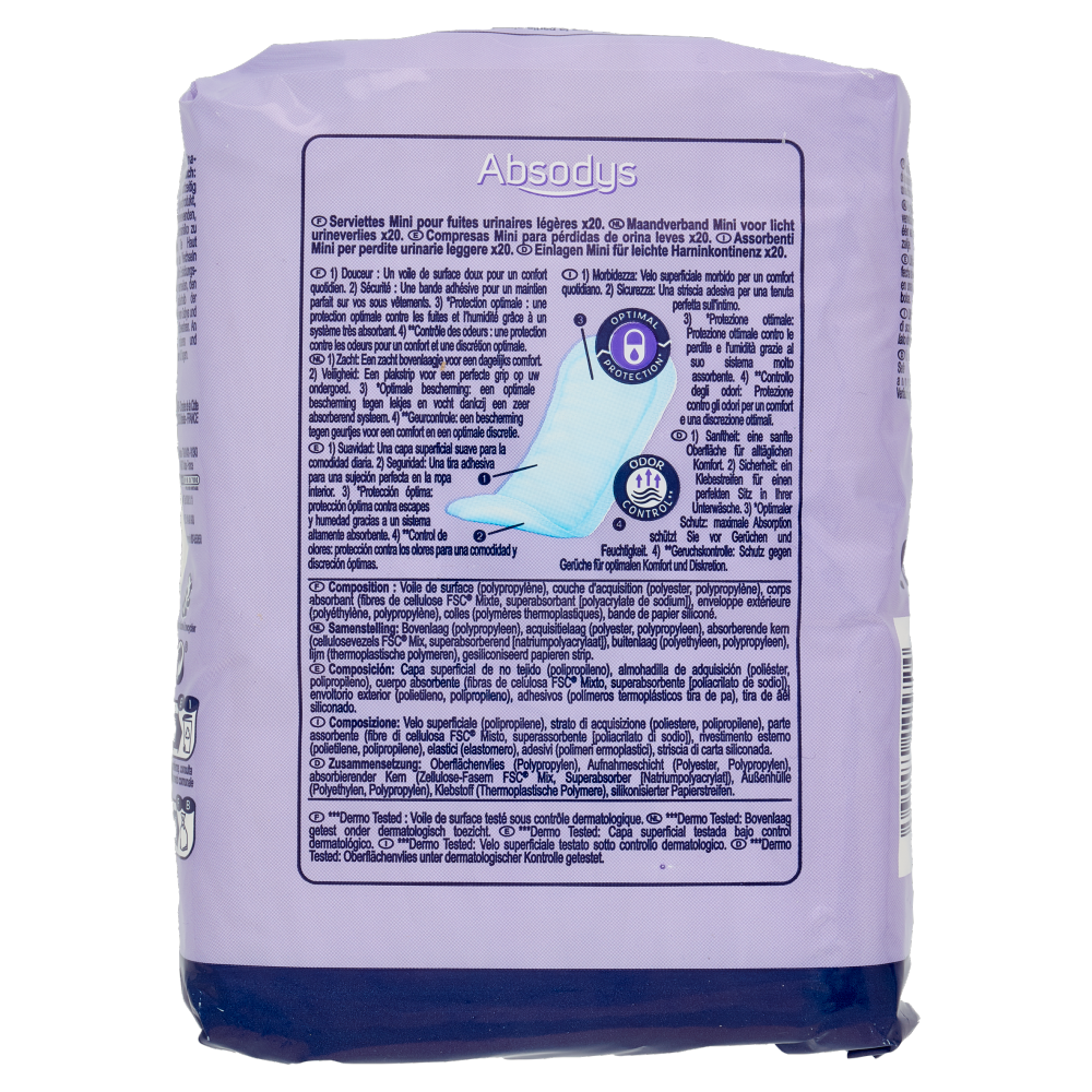 Carrefour Soft Absodys Discreet Assorbenti per Perdite Urinarie Mini 20 pz