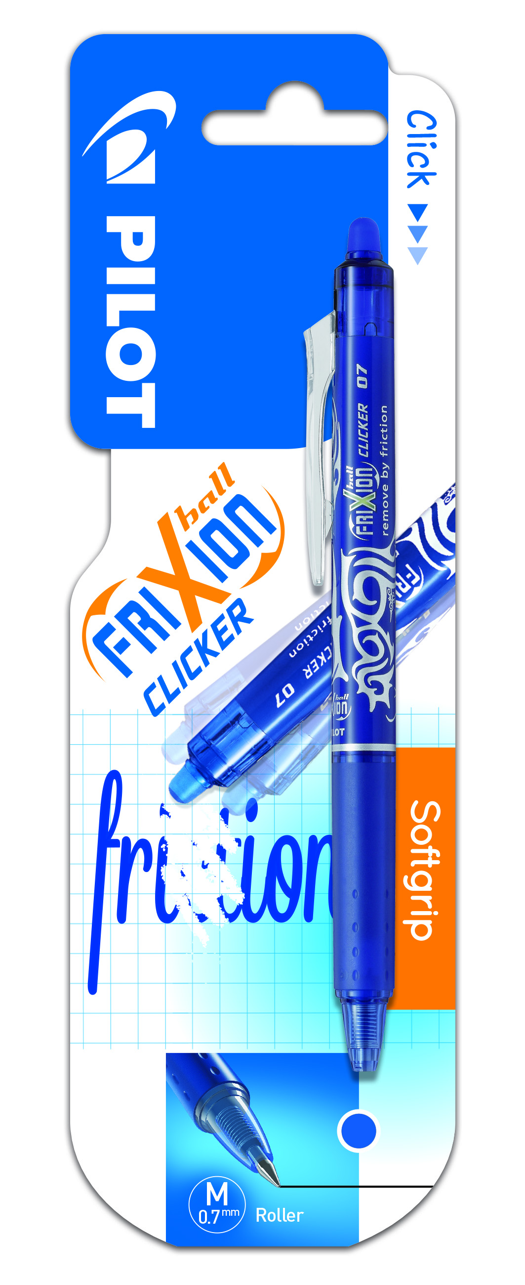 Pilot Penna A Sfera Frixion Cliker Cancellabile Blu