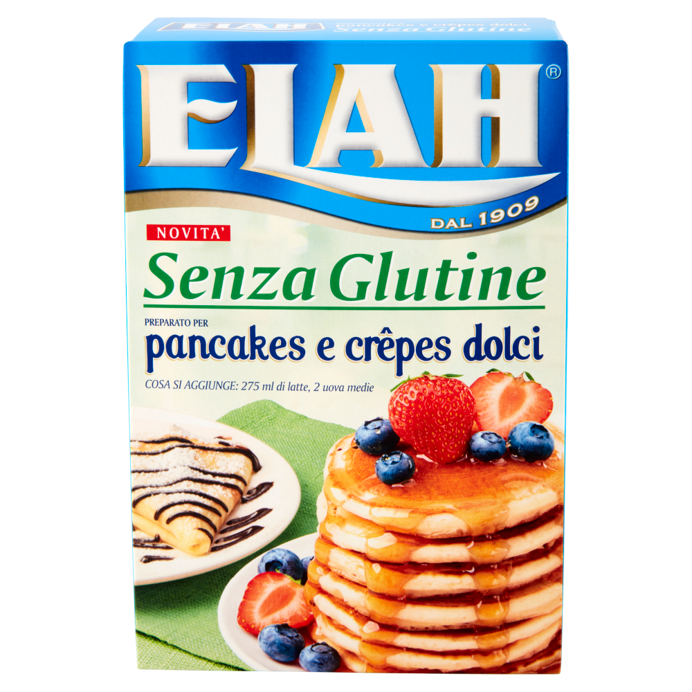 Elah Senza Glutine Preparato per pancakes e crêpes dolci 280 g