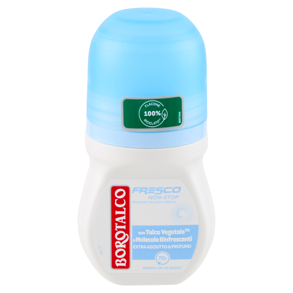 Borotalco Fresco Non-Stop Profumo Talcato Fresco Deo Roll On 50 ml
