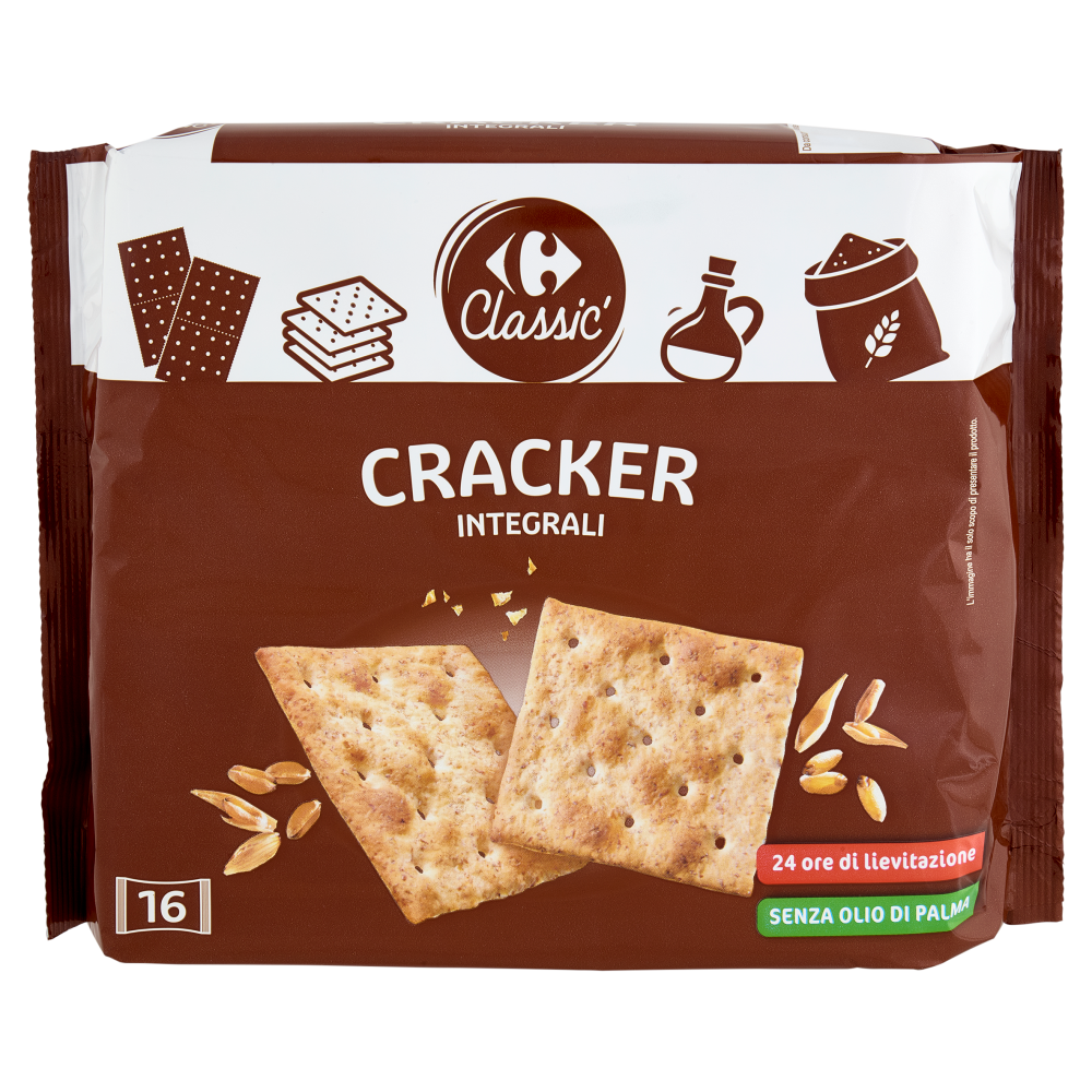 Carrefour Classic Cracker Integrali 16 x 31,25 g