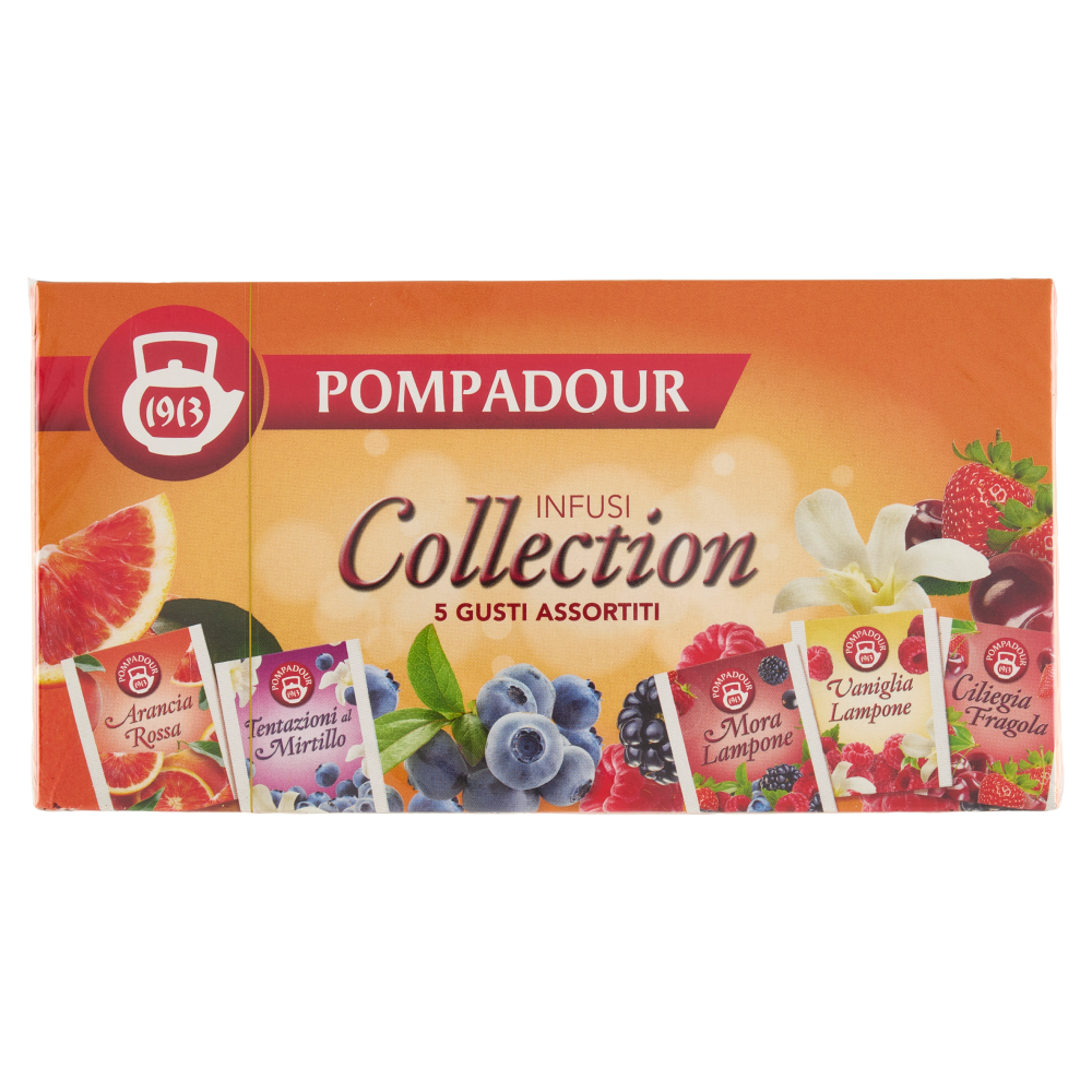 Pompadour Infusi Collection 5 Gusti Assortiti 25 x 2,75 g