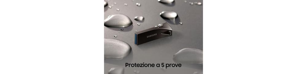 Samsung MUF-64BE unità flash USB 64 GB USB tipo A 3.2 Gen 1 (3.1 Gen 1) Argento