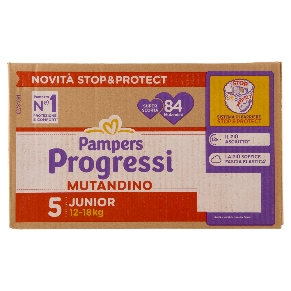 Pampers Progressi Mutandino Junior 84 pz