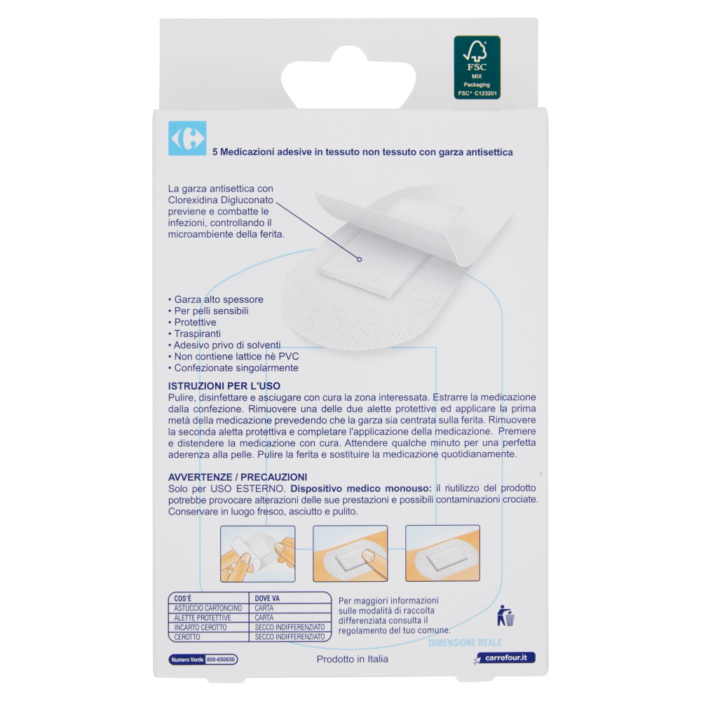 Carrefour Soft Medicazioni adesive XXL 5 pz
