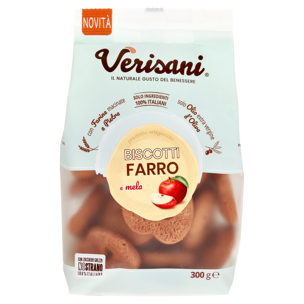Verisani Biscotti Farro e mela 300 g